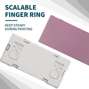 <span class=keywords><strong>Palette</strong></span> de <span class=keywords><strong>peinture</strong></span> aquarelle vide XinyiArt à 28 alvéoles, étanche, avec couvercle et 4 plateaux de mélange, organisateur de peintures à base d'eau - Product Image 6