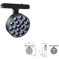 RONSE 48V Magnétique LED Track Light Display Box Plafond Spot 48V Magnétique LED Track Light Tuya Track Lights Magnétique Slim