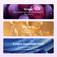 Crème pour le visage légère à base de pépins de raisin |   Hydratation anti-terne et blanchissante |   Répare les peaux sensibles et rugueuses, céramide, vitamine E |