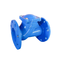 Vanne de retenue à bille hydraulique série HQ41X PN16 en fonte ductile à brides pour stations de pompage d'eau et d'eaux usées DN50-DN500
