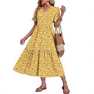 Robe longue de soirée sexy pour femme, sans manches, col en V, dos nu, taille naturelle, couleur unie, avec nœud - Product Image 4