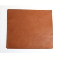 Tapis de souris d'ordinateur personnalisé en gros antidérapant étanche en cuir véritable protecteur de jeu table de bureau tapis de souris tapis