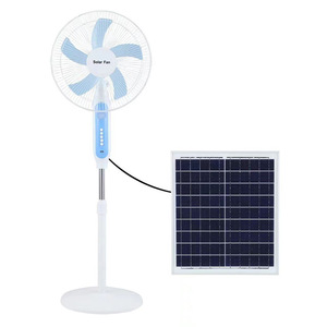 Ventilador solar con batería de 18000 mAh, oscilante de 45 cm, recargable, con motor de CC, de pie, para uso doméstico en dormitorios. - Product Image 5