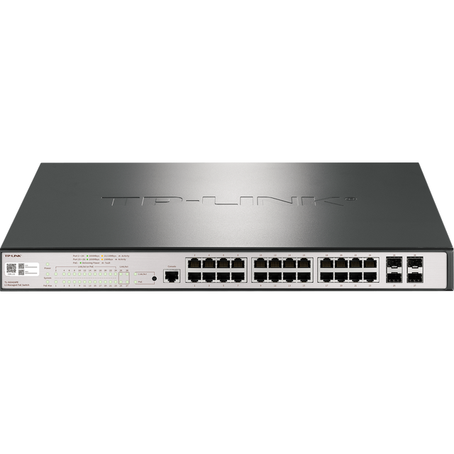 TL-SG5428PE Industrial Grade TL-Full Gigabit Three-Layer Network Management PoE Switch