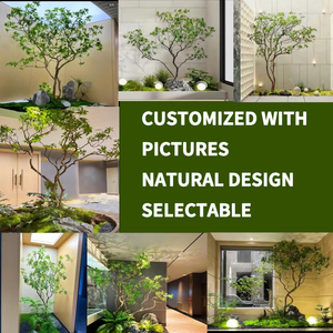 Sea Island Spring Flowers Künstliche grüne Pflanzen Landschaft Innendekoration Ornamente Gefälschte Pflanzen Teestube Landschaft - Product Image 4