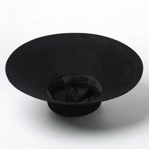 Sombrero de Lana de Ala Ancha X1268, Gorras de Lana Rojas, Sombreros de Fieltro de Lana Unisex, Sombrero Homburg de Fieltro - Product Image 5