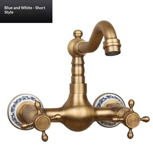 Rubinetto <span class=keywords><strong>per</strong></span> <span class=keywords><strong>Vasca</strong></span> <span class=keywords><strong>da</strong></span> <span class=keywords><strong>Bagno</strong></span> in Stile Americano con Valvola in Ceramica, Montaggio a Parete, Acqua Calda/Fredda, Beccuccio Girevole, <span class=keywords><strong>per</strong></span> Uso Domestico e Alberghiero - Product Image 4