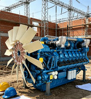 Generador Diésel de Marco Abierto de Alta Resistencia Baudouin de 1500kW, Fuente de Energía de Respaldo Industrial de Gran Tamaño y Bajo Mantenimiento