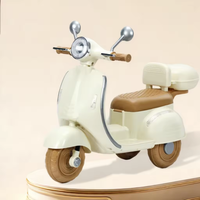 Moto électrique pour enfants de 3 à 8 ans, design Vespa, nouvelle conception, mini quad à pédales
