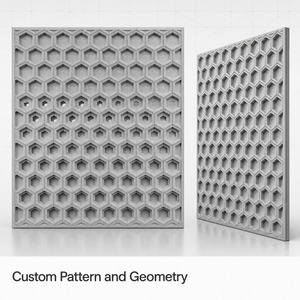 Panneaux de façade hexagonaux en aluminium sur mesure, revêtement extérieur architectural, mur-rideau, décoration de bâtiment - Product Image 6