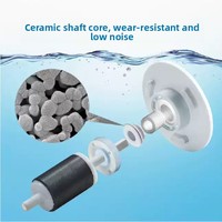Pompe de bassin submersible silencieuse et écologique JEBAO EP M Eco, 25W, fréquence variable, DC24V, boîte en plastique rectangulaire pour extérieur, 600L