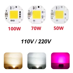 50W 70W 100W COB LED Chip 110V 220V Thông Minh Điều Khiển Miễn Phí Đèn Chip IC LED 110V Hàn Hạt Spotlight DIY PCB Mô-đun Quang Phổ Đầy Đủ - Product Image 3