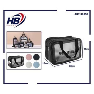 Double-Handled <b>Wet</b>/Dry Separation Travel Toiletry <b>Bag</b> 31x15x21cm Waterproof for Convenient Organization - Product Image 1