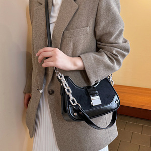 Bolso de Hombro Estilo Francés con Cadena y Diseño de Diamantes Acolchados para Mujer, Bolso Bandolera Versátil de Lujo Ligero de Primera Calidad - Product Image 6