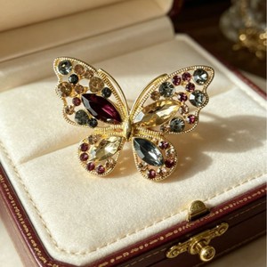 Beautiful Butterfly Retro Eco-Friendly Alloy FashionDiamond Rhinestone Brooch for Women <b>Wedding</b> <b>Accessories</b> - Product Image 2