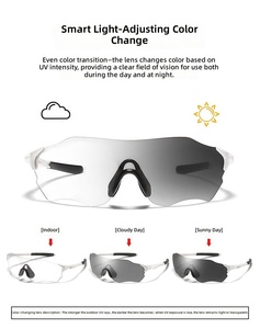 Gafas de sol <span class=keywords><strong>Oakley</strong></span> para hombre, gafas de ciclismo, gafas deportivas para el día y la noche, para correr maratones, gafas protectoras a prueba de viento UV400 TR90 - Product Image 5