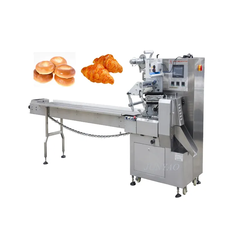 Pillow machine Lollipop Chocolate Bar Chewing Gum Sweets Pillow Wrapping Full Automatic Candy Packaging Machine