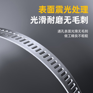 Lichang Pipe Clamp Stainless Steel 304 Imperial Inch For Water Gas Pipe Home Building Hardware - Product Image 5