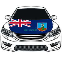 Penutup Kap Mobil Bendera Martinique Pelindung Kap Mesin yang Dipersonalisasi Poliester Elastis Tahan Panas Tahan Lama Cocok untuk Semua Jenis Mobil