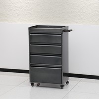 Meuble de rangement de bar au design moderne, chariot à outils, station de coiffure pour barbier, équipement de coiffage – Vente chaude