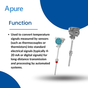 Apure Industrial RS485 pengendali suhu, instrumen pengukur temperatur infra merah tampilan Digital PID - Product Image 2