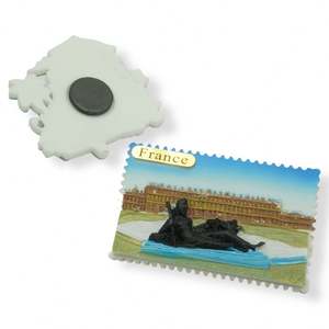 Aimant de réfrigérateur 3D en polyrésine personnalisé avec logo, souvenir touristique de ville de plage, aimant de réfrigérateur en résine, vente chaude - Product Image 5