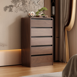 <span class=keywords><strong>Commode</strong></span> de chambre moderne en bois, étroite et <span class=keywords><strong>haute</strong></span>, 5 tiroirs, gain de place, pour salon et entrepôt - Product Image 1