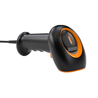 Escáner de Código de Barras USB Inalámbrico y con Cable JJpos, Lector de Códigos QR 1D 2D Inteligente, Automático, Portátil, para Punto de Venta, 300t/s, 1 Año de Garantía