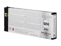 Cartouche d'encre Roland Eco-uv Euv/euv2/euv3/euv4/euvs pour imprimantes UV Versa 220ml Roland LEF-12/LEF-20/LEF-300/LEF2-200/LEF2-300