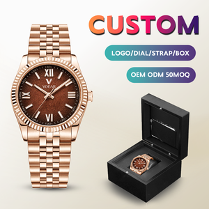 クラシックデザイン レディース腕時計 316Lステンレススチール製スモールダイヤル OEM ODM ロゴカスタマイズ可能 日本製ムーブメント クォーツ腕時計 女性用 - Product Image 1