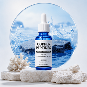 Suero Reparador de Piel con Péptidos de Cobre GHK-CU y Ácido Hialurónico 30ml, Suero Facial para Mujeres - Product Image 1