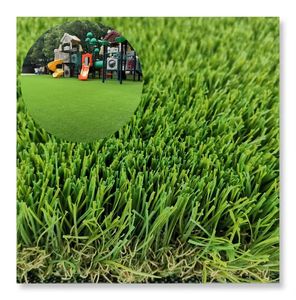 Gazon artificiel extérieur imperméable et sûr pour les animaux domestiques, avec support en caoutchouc – Gazon paysager écologique et résistant au feu pour jardins et balcons - Product Image 1