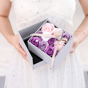 Regalo di san valentino regalo personalizzato fiore regalo di compleanno per ragazza amico testa di sapone artificiale fiore - Product Image 6