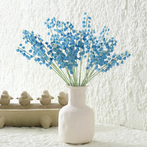 ดอกไม้ประดิษฐ์ยางนิ่มลายดอกไม้แบบใหม่ ทำด้วยมือ รุ่น Convallaria Majalis สำหรับตกแต่งบ้าน วันแม่ วันคริสต์มาส - Product Image 4
