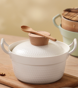 Couvercle spécial de cuisinière à gaz cuisinière à induction marmite domestique double oreille ramen marmite coréenne en aluminium marmite à nouilles instantanées - Product Image 5