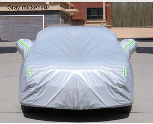 Venta caliente a prueba de viento impermeable engrosada a prueba de polvo protector Universal al aire libre cubierta de coche para nieve - Product Image 6