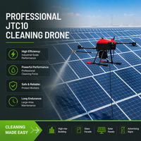 Dron de Limpieza Inteligente Profesional con Sistema de Alimentación Coaxial de Alta Presión, Herramienta de Mantenimiento de Precisión para Limpieza de Ventanas
