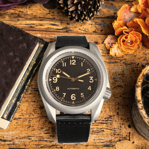 Reloj Mecánico Automático para Hombre, Esfera Árabe, Cristal de Zafiro, Resistente al Agua 20 Bar, Reloj de Pulsera Redondo, Estilo Vintage - Product Image 2