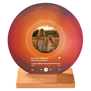 EffiPrint Custom 6 pulgadas acrílico canción placa personalizada vinilo muestra tu foto favorita <span class=keywords><strong>para</strong></span> Diwali Ramadán ocasiones - Product Image 2
