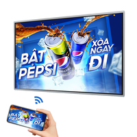 Pantalla Digital Táctil Todo en Uno Ultrafina Android 14 de 32, 43 y 50 Pulgadas para Montaje en Pared, para Marketing y Publicidad