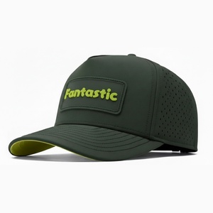 Gorra de Golf Personalizada OEM con Malla Perforada, Logotipo, 5 Paneles, Visera Ligeramente Curvada, Cierre a Presión, Parche de Goma Impermeable - Product Image 1