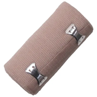 Bandage élastique de 6 pouces de haut avec clip en aluminium Consommables imperméables Bande médicale auto-adhésive Paquet de pansement de guérison de gaze