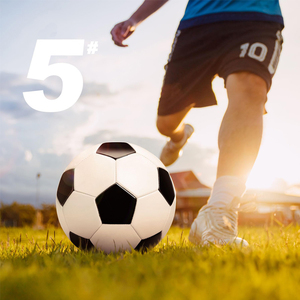 Pallone da <span class=keywords><strong>Calcio</strong></span> per Allenamento Bambini, Regalo di Natale, Cucito in PVC Resistente, Misure 3/4/5, Ufficiale da Partita con Pompa e Borsa - Product Image 6