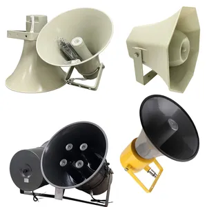 Outdoor PA System Siren Speaker Horn High Power 4 Drive Unit Long Distance Horn Speaker 400W
