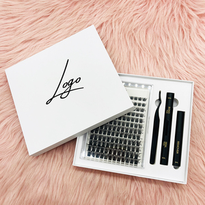 Lash Cụm Kit Biểu Tượng Tùy Chỉnh DIY Cụm Lông Mi Nhãn Hiệu Riêng Lông Mi Cụm Phần Mở Rộng - Product Image 5