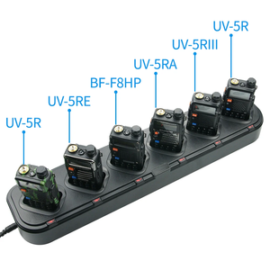 Chargeur multi-unités à six ports pour radios Baofeng UV5R F8HP, Retevis RT-5R 5RV, TYT F8 – <span class=keywords><strong>Station</strong></span> <span class=keywords><strong>de</strong></span> charge pour talkies-walkies - Product Image 2