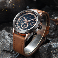 NS Never Stop N952 Nouvelle montre-bracelet étanche Relogio Masculino Classique Business Aiguilles lumineuses Montres-bracelets pour hommes