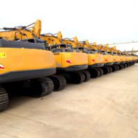 Excavatrice sur chenilles fiable XE215C avec moteur diesel de 128,5 kW et poids de machine de 21 900 kg