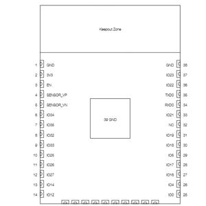 Composant électronique ESP32-WROOM-32, puce IC neuve et originale, puissante, module MCU Wi-Fi Bluetooth LE générique ESP32-WROOM-32-N4 - Product Image 6