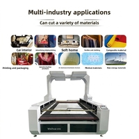 Nouvelle machine de découpe laser industrielle automatique CNC 150W, système d'alimentation automatique, caméra CCD, zone de découpe 1600x1500mm, acier inoxydable